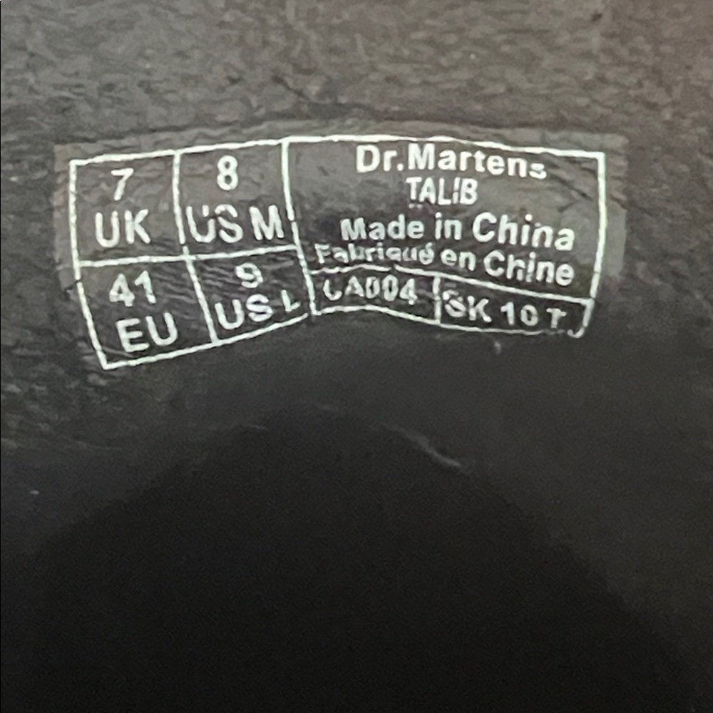 Dr. Martens Talib 8 Eye Leather Boots - Picture 15 of 16